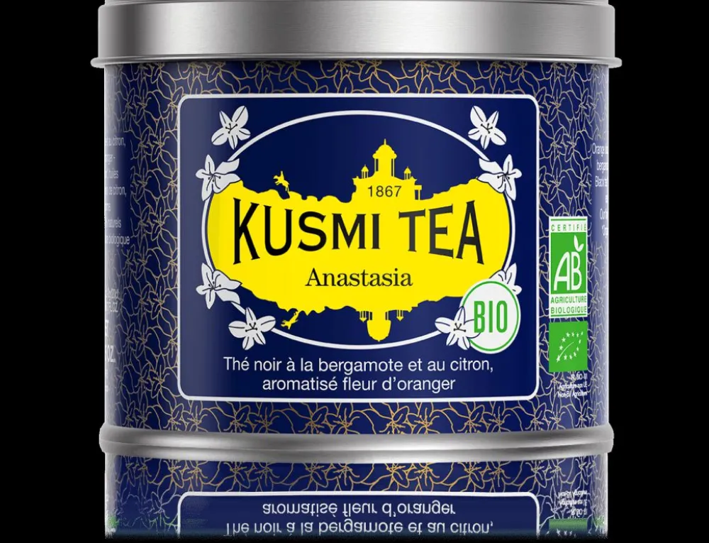 Kusmi Tea Anastasia bio Schwarzer Tee Earl Grey, Zitrone Best