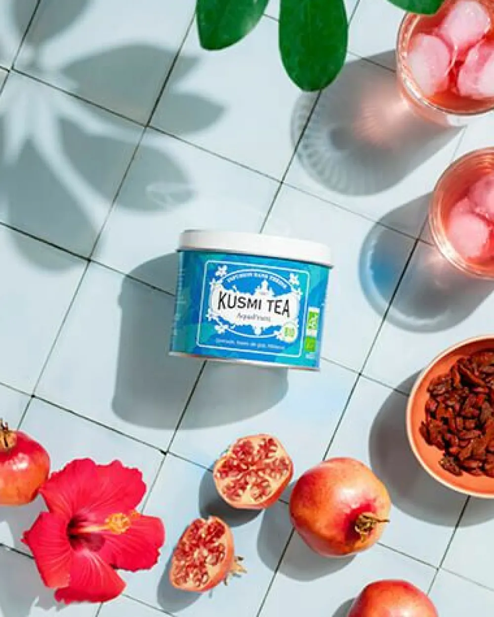 Kusmi Tea AquaFrutti bio Früchtetee, Hibiskus, Gojibeere Best Sale