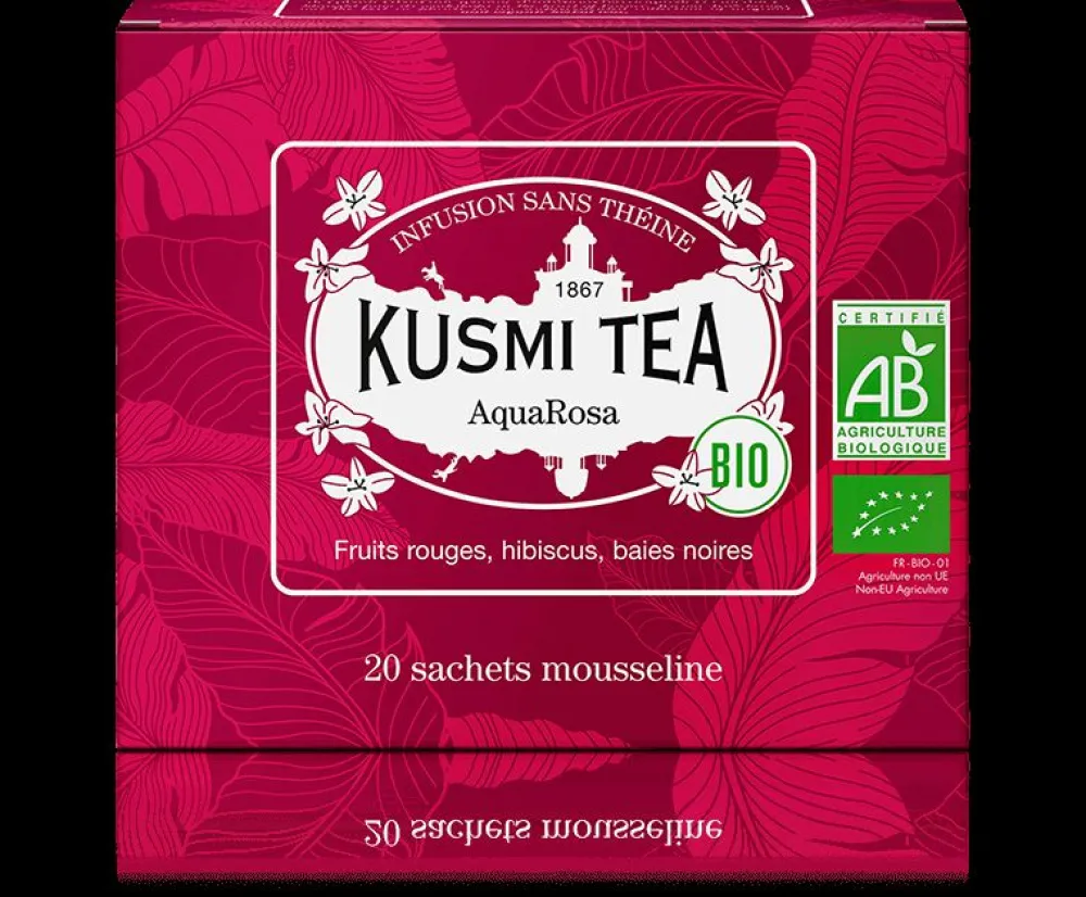 Kusmi Tea AquaRosa bio Früchtetee, Hibiskus, rote Früchte Best