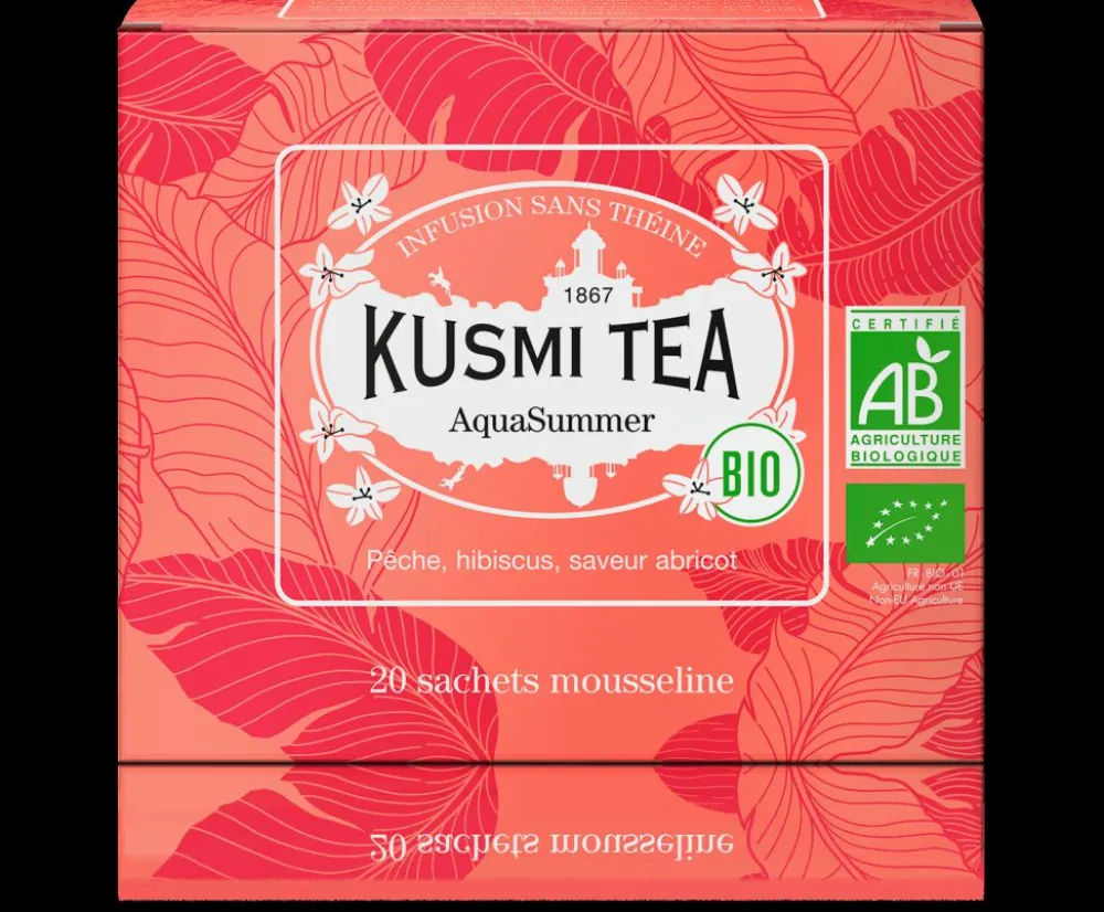 Kusmi Tea AquaSummer bio Früchtetee, Hibiskus, Pfirsich Shop