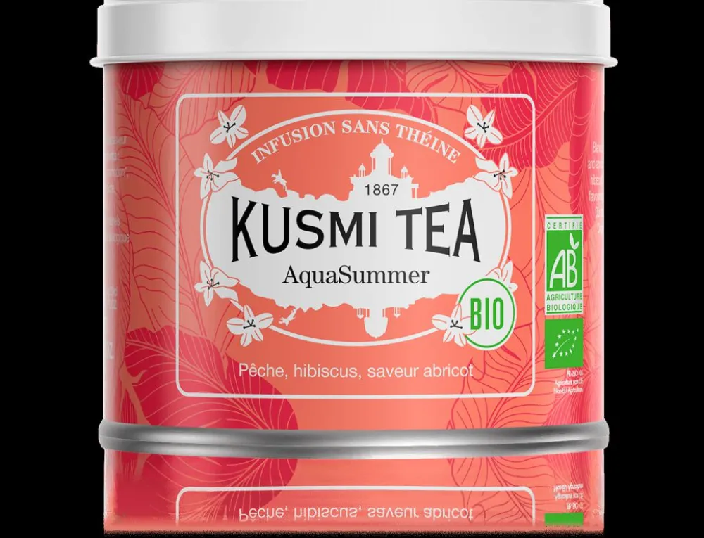 Kusmi Tea AquaSummer bio Früchtetee, Hibiskus, Pfirsich Best