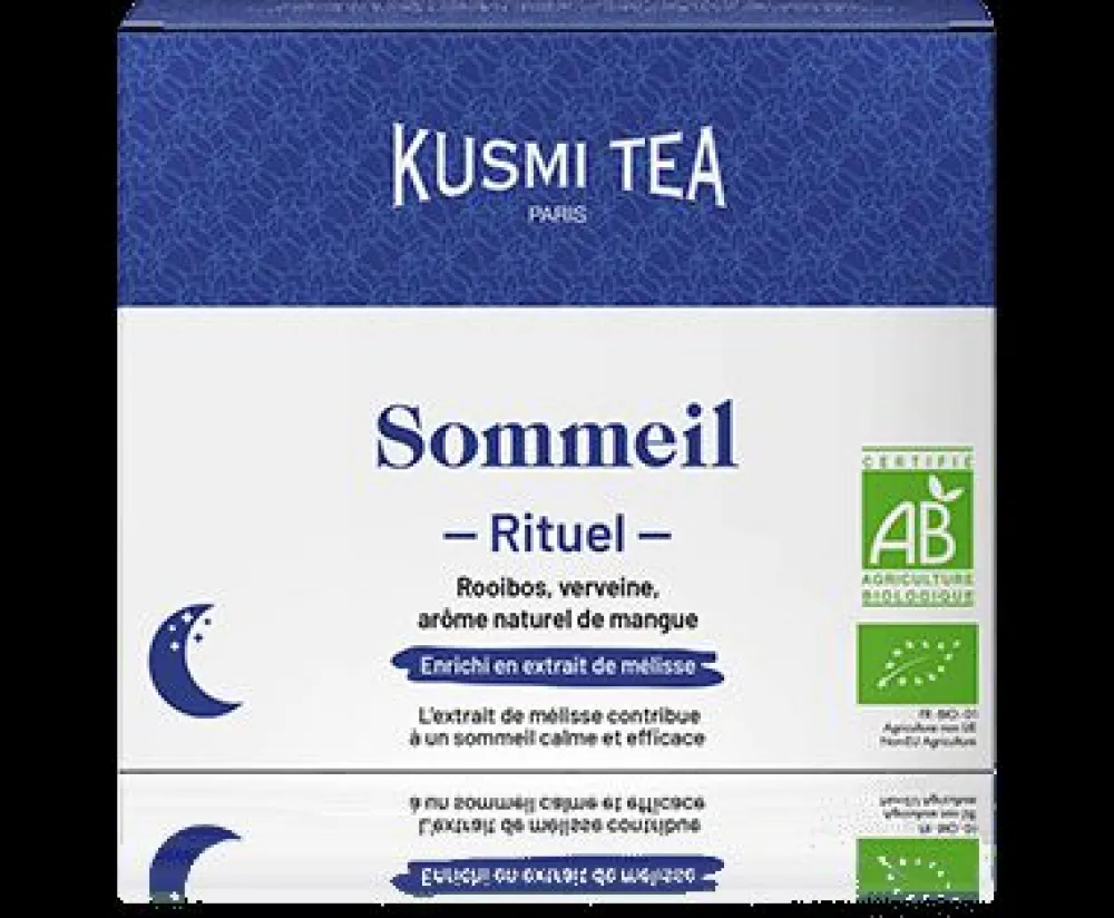 Kusmi Tea Bio Einschlaf Ritual Entspannender Bio-Kräutertee mit Mango Best