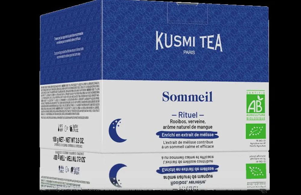 Kusmi Tea Bio Einschlaf Ritual Entspannender Bio-Kräutertee mit Mango Best Sale