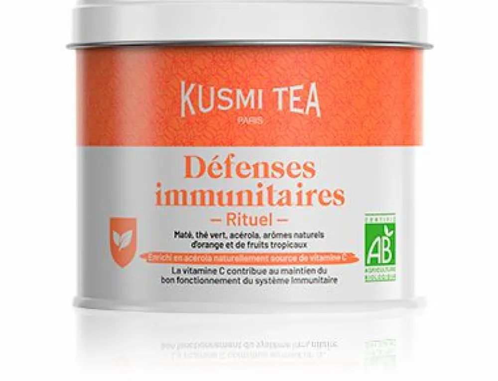 Kusmi Tea Bio Immunabwehr Ritual Grüntee & Mate mit Vitamin C angereichert Discount