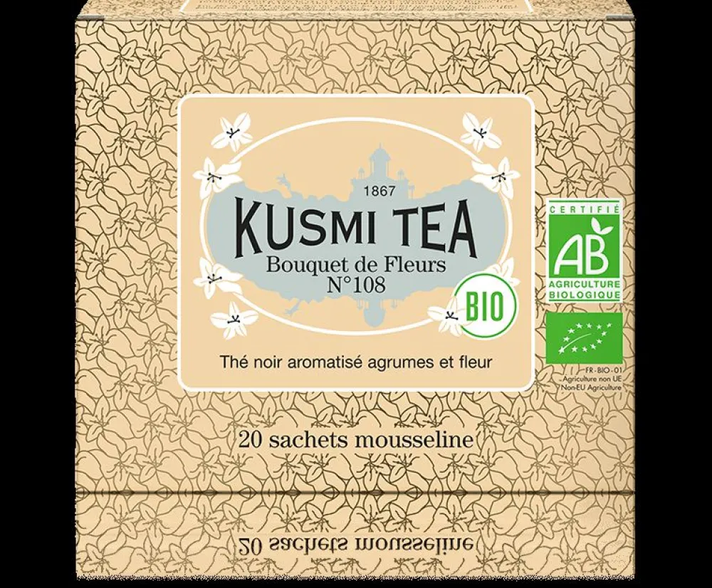 Kusmi Tea Bouquet de Fleurs N°108 bio Earl Grey Tee, Ylang-Ylang-Blüte Clearance