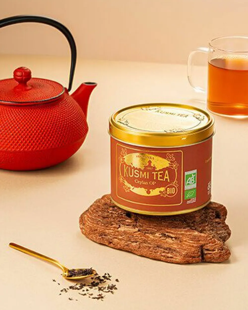 Kusmi Tea Ceylon OP bio Schwarzer Tee aus Sri Lanka Shop