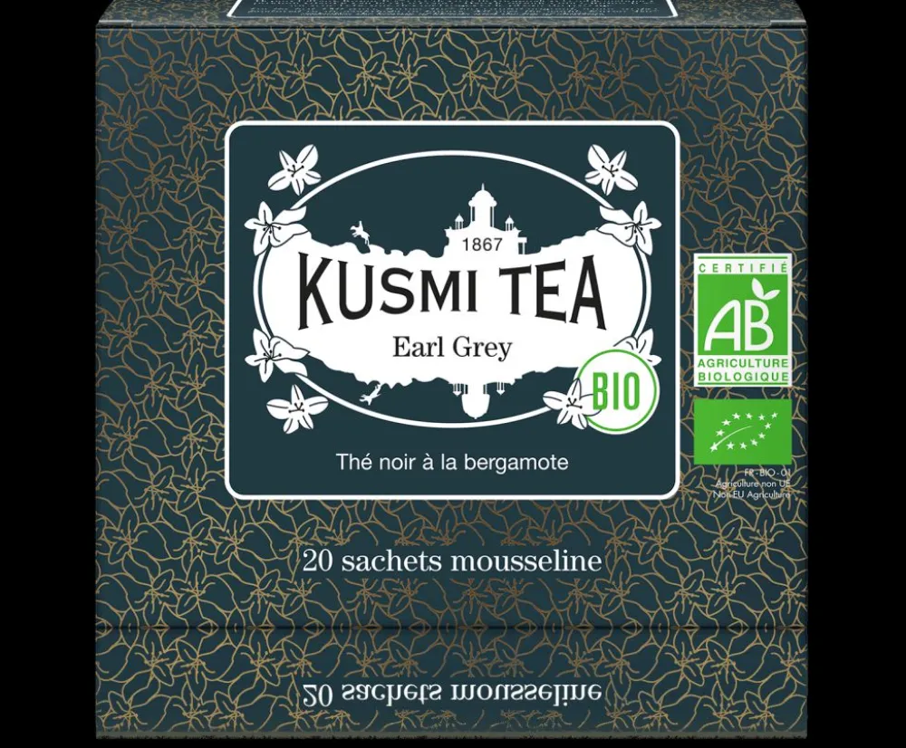 Kusmi Tea Earl Grey bio Schwarzer Tee, Bergamotte New