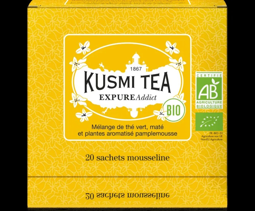 Kusmi Tea EXPURE Addict bio Grüner tee, mate, grapefruit Store