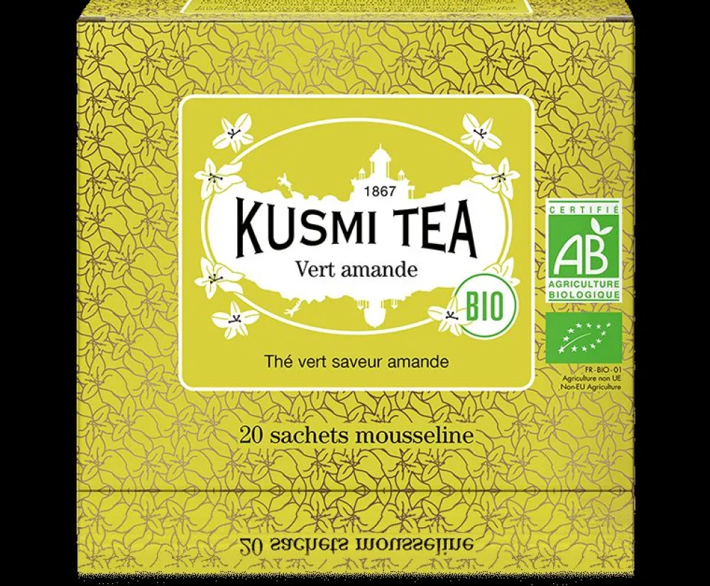 Kusmi Tea Grüner Mandelgeschmack bio Grüner Tee mit Mandeln Discount