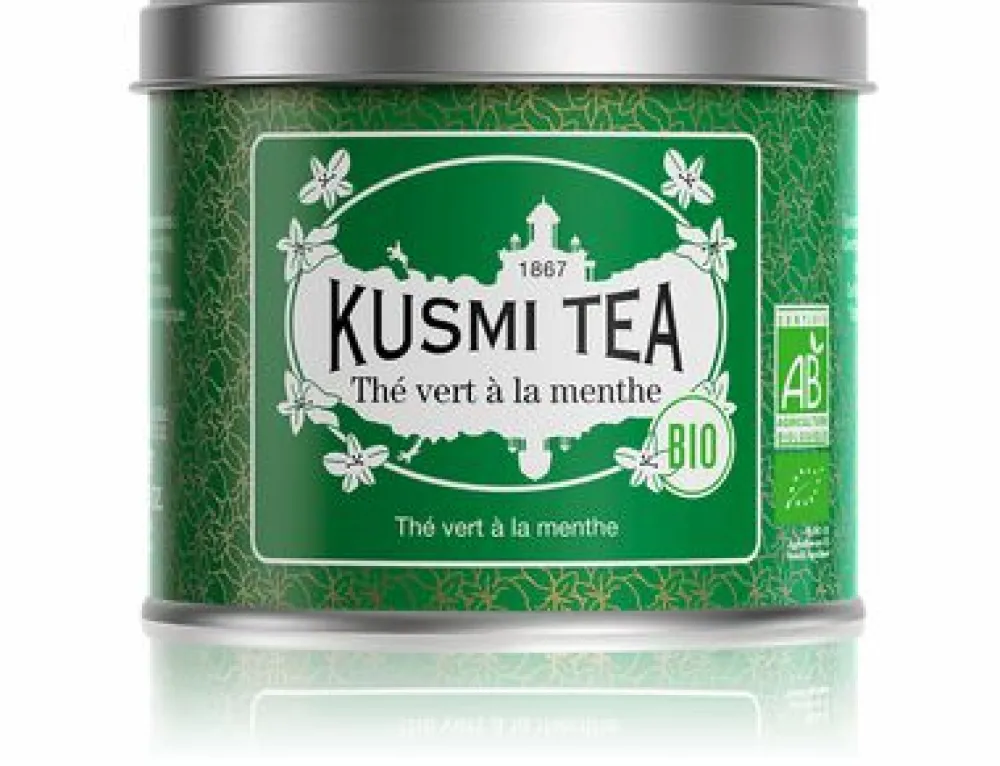 Kusmi Tea Grüner Tee mit Minze bio Gunpowder Tee, Minze Discount