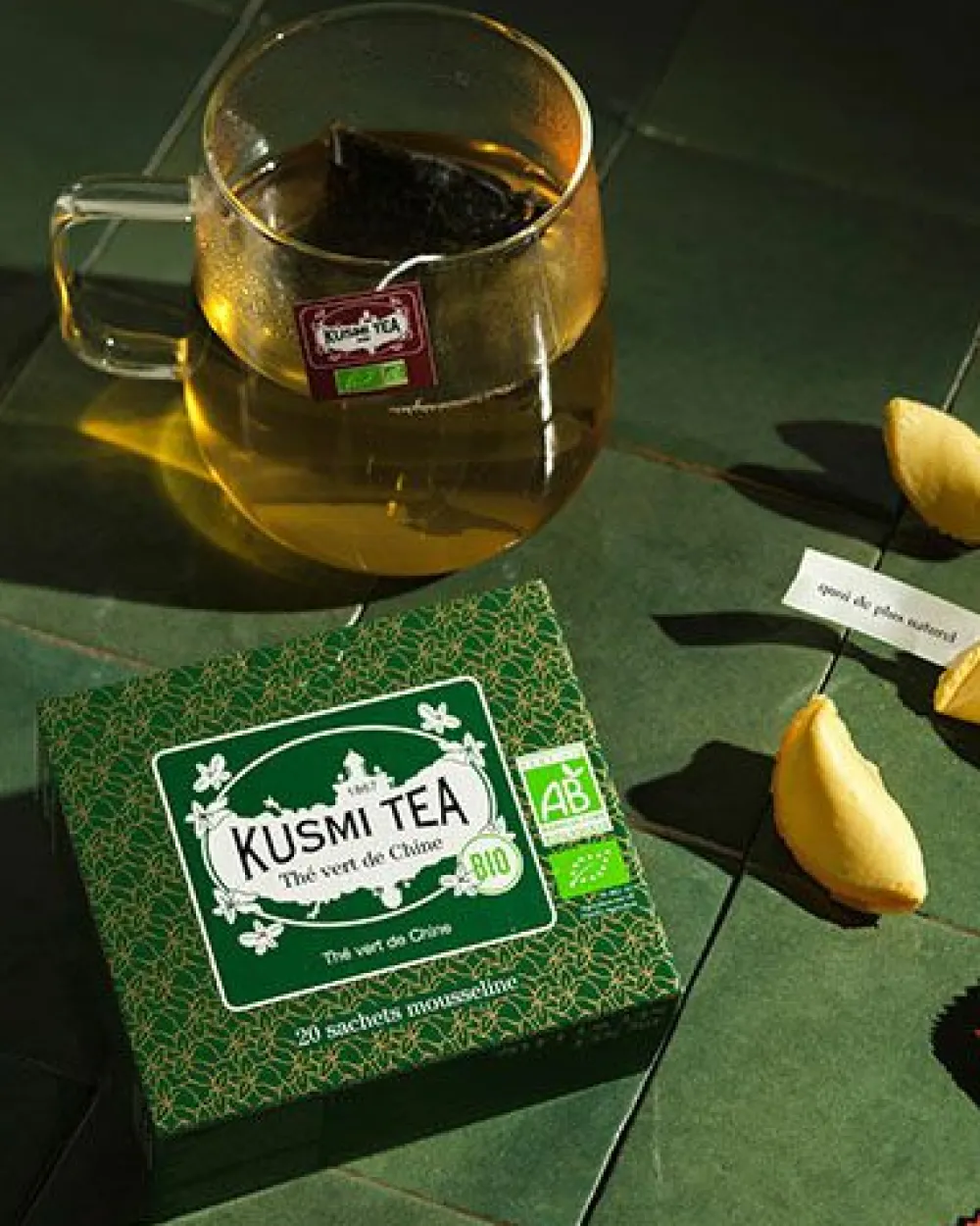 Kusmi Tea Grüntee aus China bio 20 musselin-Teebeutel Sale