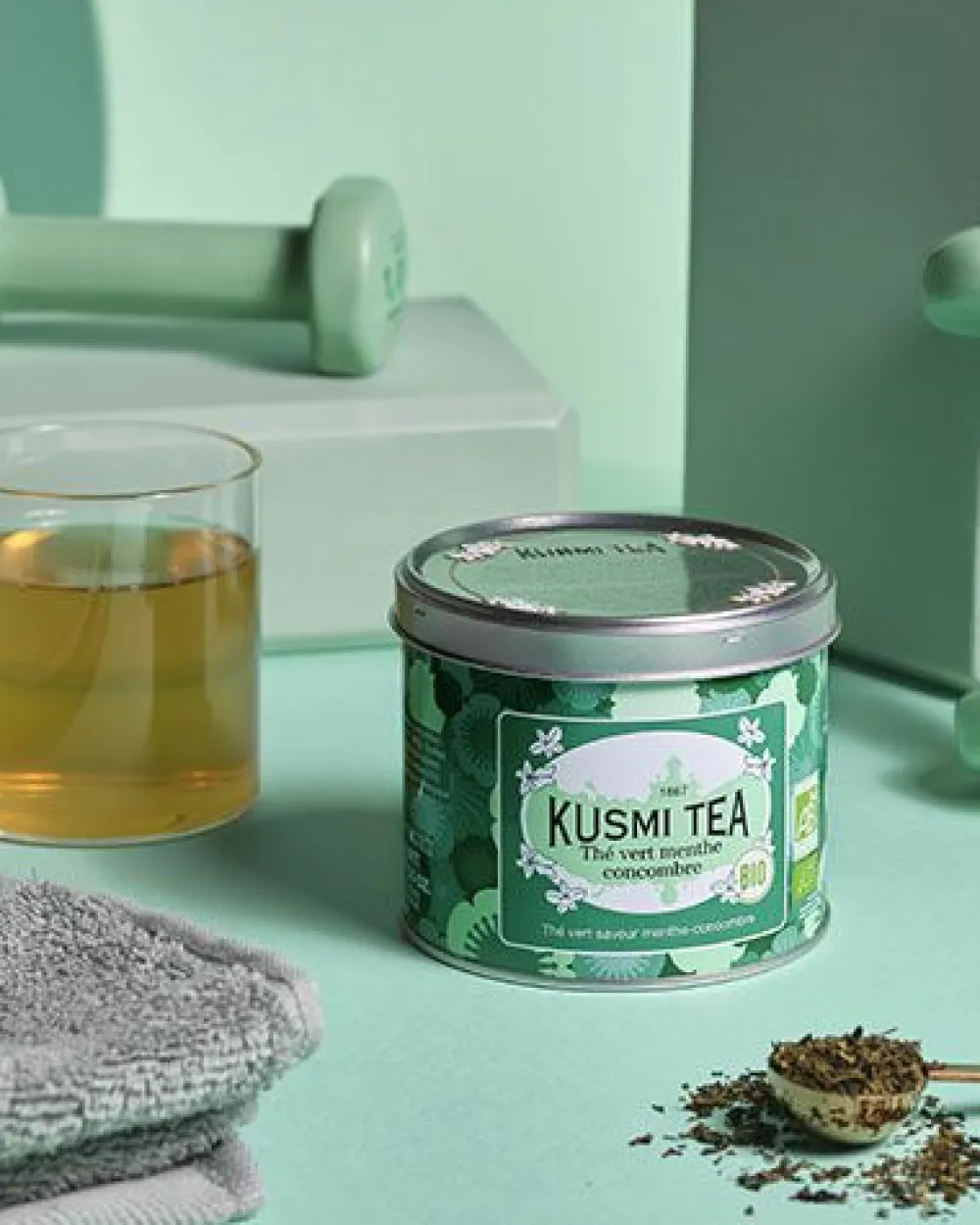 Kusmi Tea Grüntee mit Minze und Gurke bio Grüner Tee, Minze, Gurke Discount