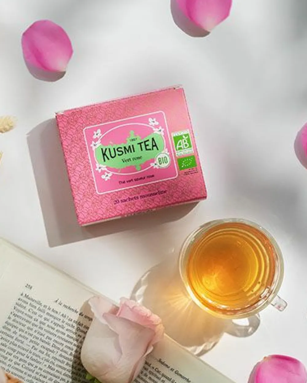 Kusmi Tea Grüntee Rose bio Grüner Tee mit Rose Best