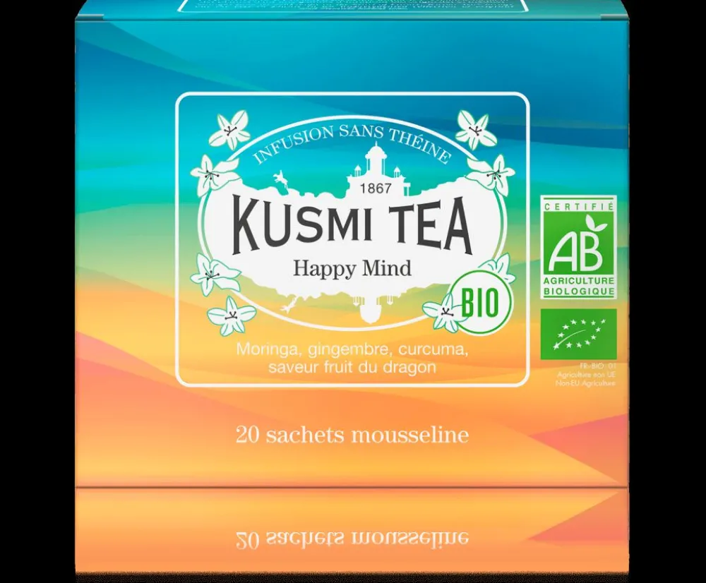 Kusmi Tea Happy Mind bio Kräutertee, Apfel, Drachenfrucht Cheap