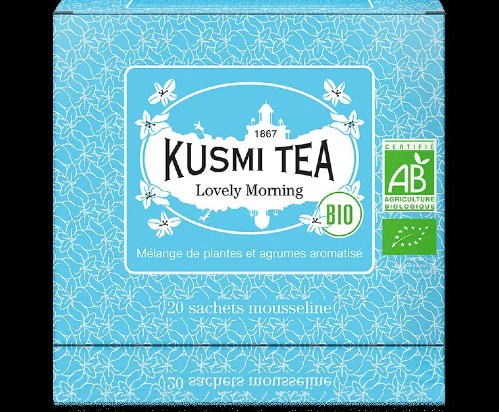 Kusmi Tea Lovely Morning bio Grüner Tee, Mate, Zitrone Best Sale