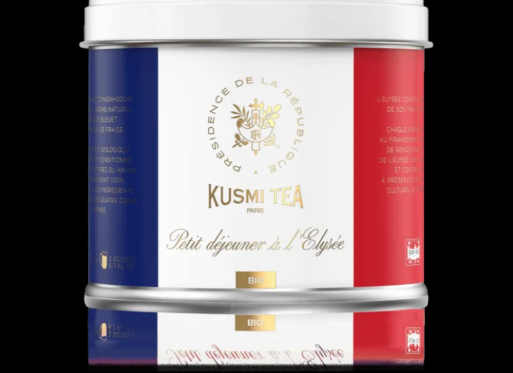 Kusmi Tea Petit déjeuner à l'Elysée bio Grüner Tee, Yerba Mate, Zitrone Store