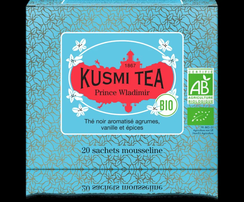 Kusmi Tea Prinz Wladimir bio Schwarzer Tee Earl Grey, Orange Online