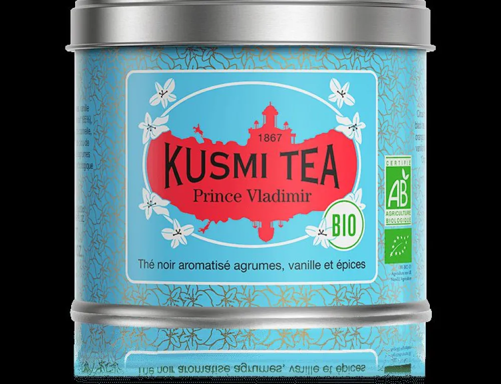 Kusmi Tea Prinz Wladimir bio Schwarzer Tee Earl Grey, Orange Flash Sale