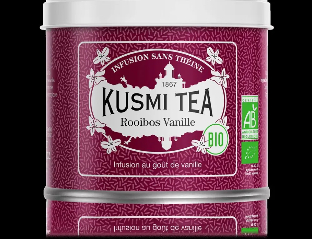 Kusmi Tea Rooibos Vanille bio Metalldose 100 g Shop