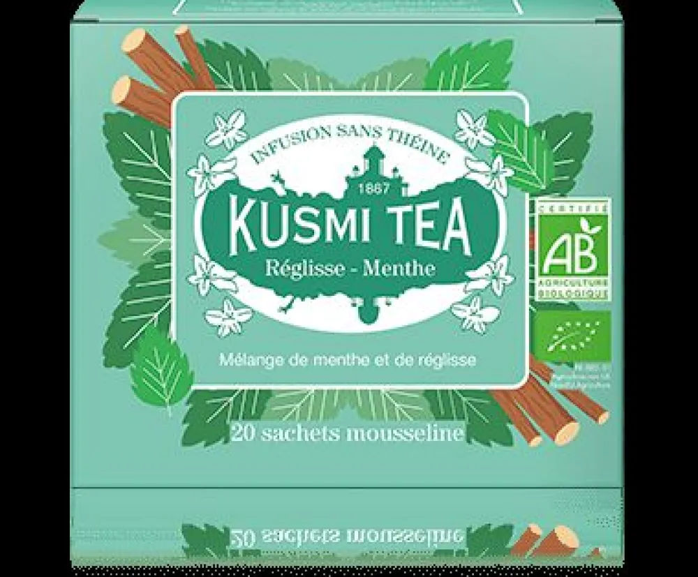 Kusmi Tea Süßholz – Minze Kräutertee Süßholz Pfefferminze Cheap