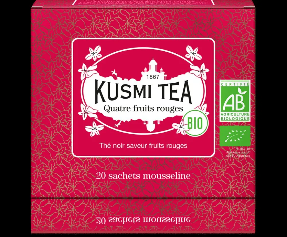 Kusmi Tea Vier Rote Früchte bio Schwarzer Tee, rote Früchte New