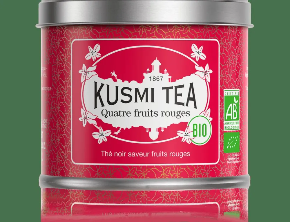 Kusmi Tea Vier Rote Früchte bio Schwarzer Tee, rote Früchte Store