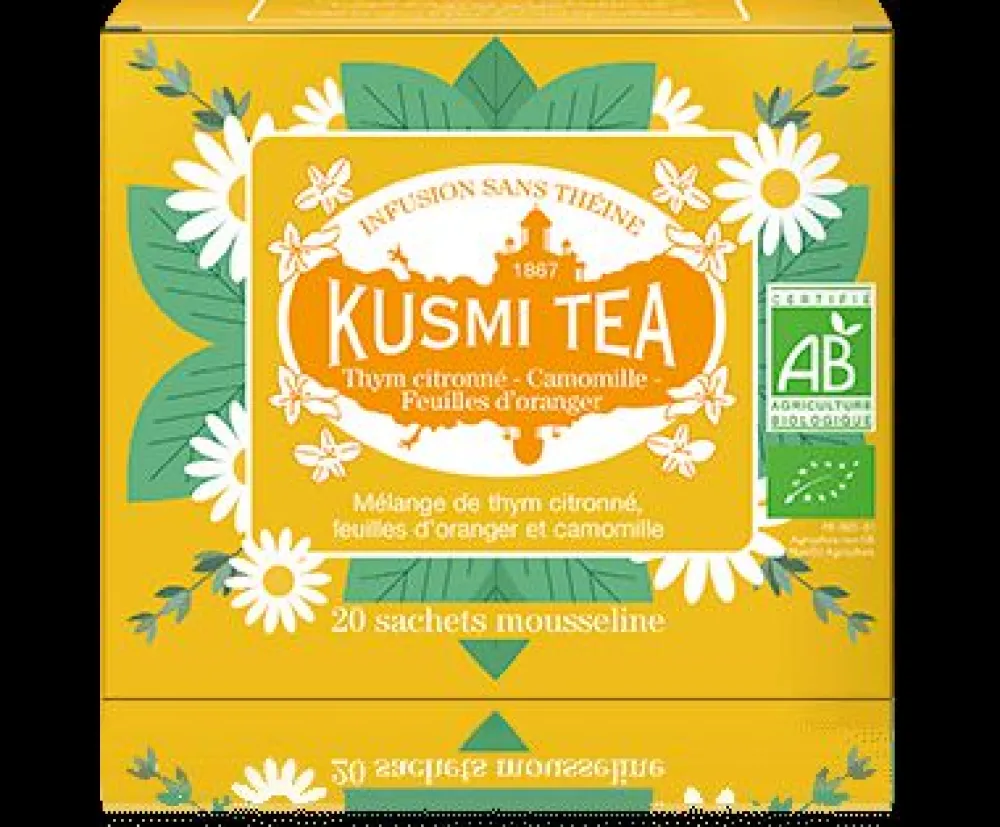 Kusmi Tea Zitronenthymian – Kamille – Orangenbaumblättern Früchtetee kamille, zitronenthymian Fashion